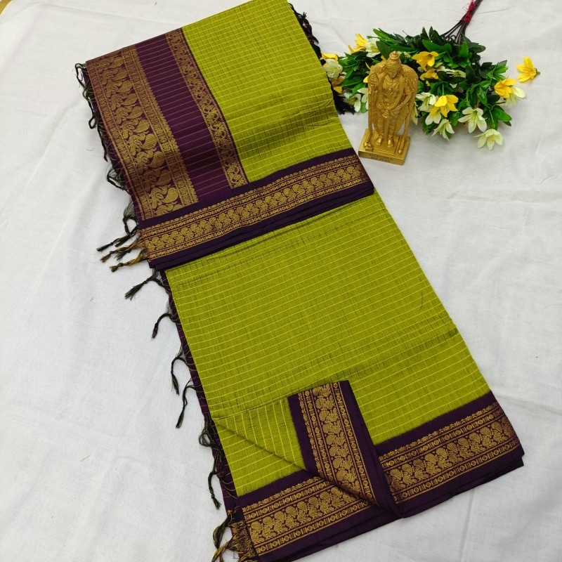 Checked Kalyani Cotton