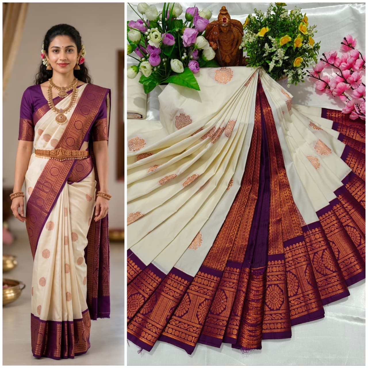 Mangalyam Korvai Soft Silk
