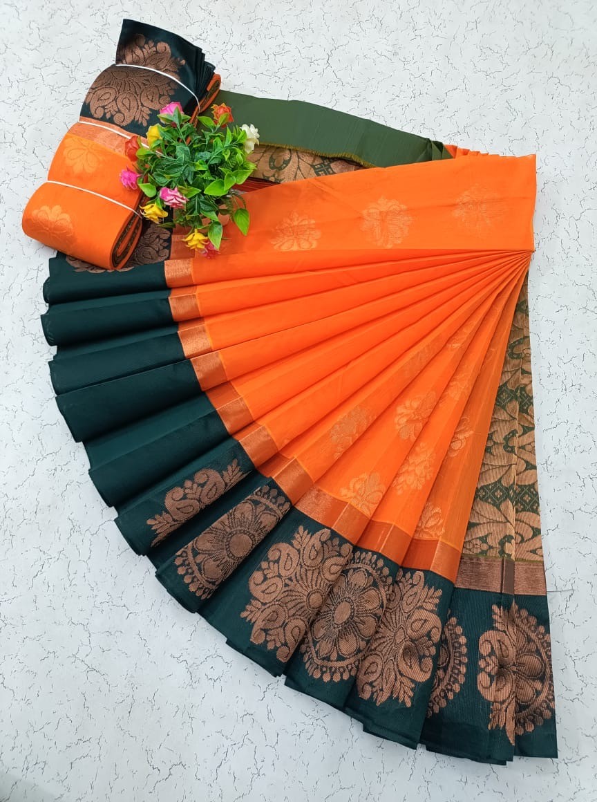 Korvai Silk Cotton Sarees