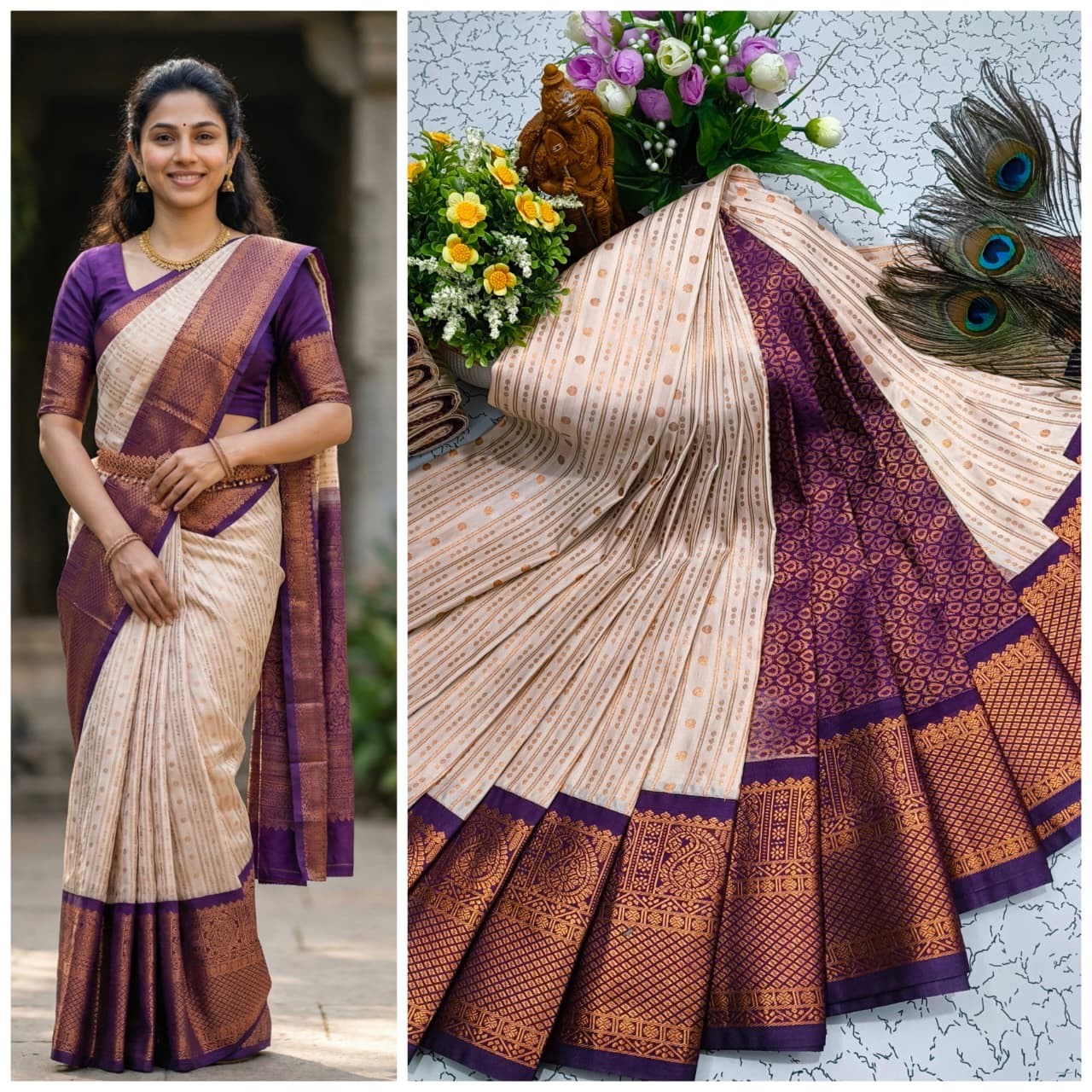 Mangalyam Korvai Soft Silk